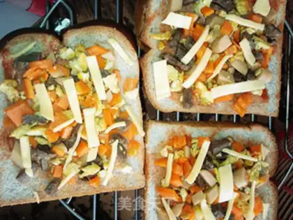 Make Toast pizza step 4