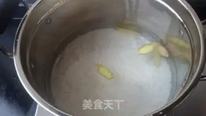 Make Crab congee step 1