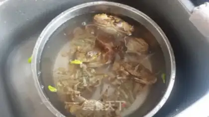 Make Crab congee step 2