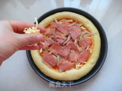 Make Apricot bacon pizza step 6