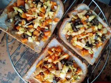 Make Toast pizza step 6