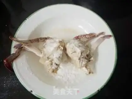 Make Frozen tofu crab step 1
