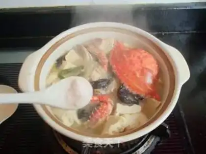 Make Frozen tofu crab step 6