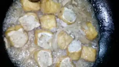 Make Tofu makes rice step 12
