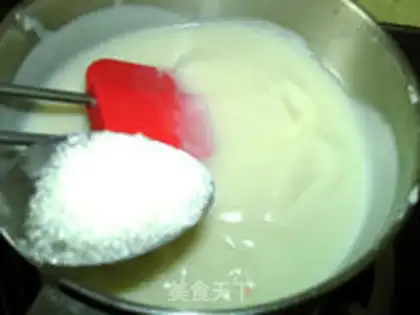 Make Noodle congee step 7