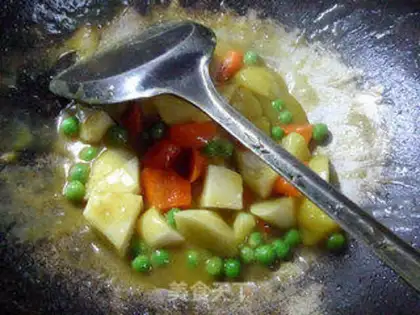 Make Curry potatoes step 7