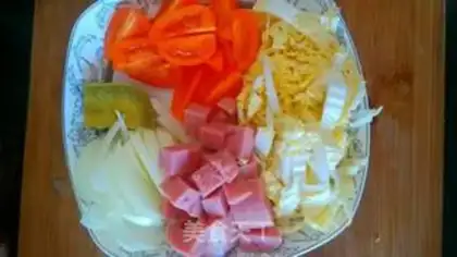 Make Curry oatmeal step 1
