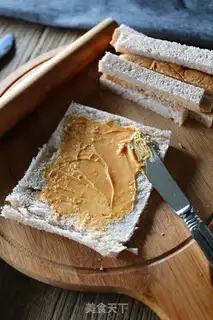 Make Blueberry peanut butter rolls step 2