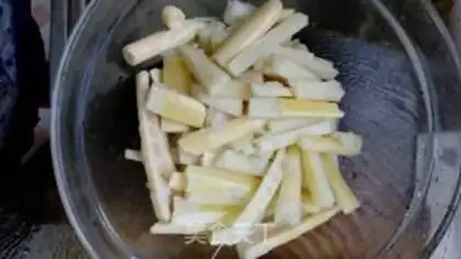 Make Five flowers and bitterness step 1