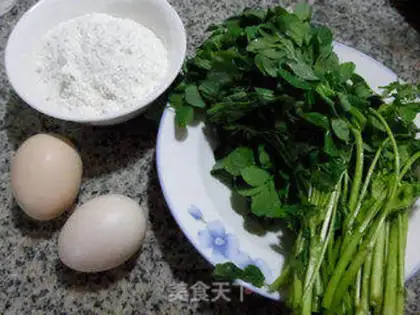 Make Egggrass bread step 0