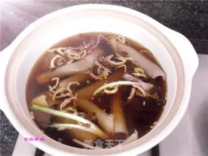Make Onion fried hog skin step 9