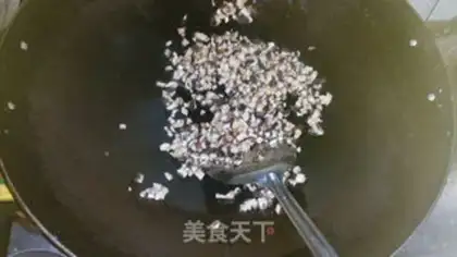 Make The mushroom squid rice step 5