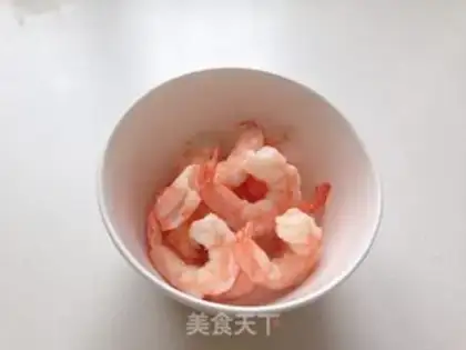 Make Bacon shrimp cheese step 1