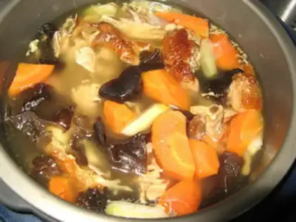 Make ♪ Carrot duck soup ♪ step 4