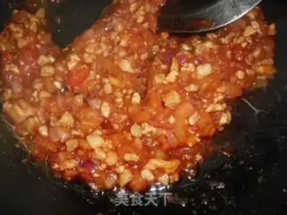 Make Tomato sauce and pasta step 8