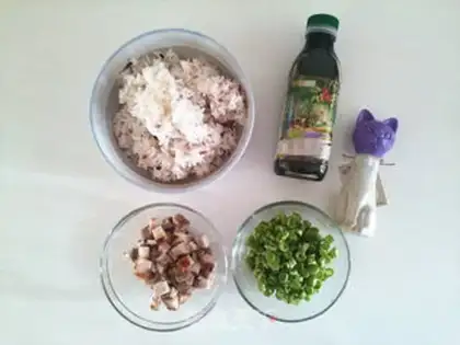 Make Soy sauce and rice step 0