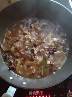 Make Innovative meat rice step 21