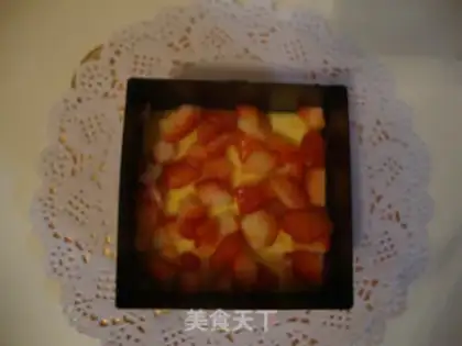 Make Yogurt strawberry mousse step 7