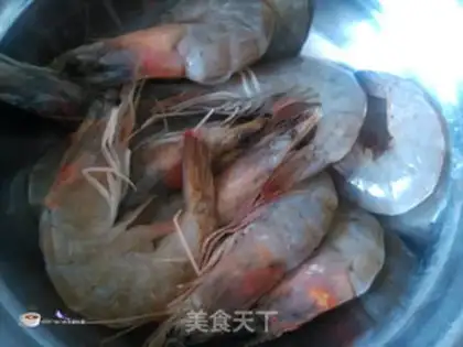 Make Black pepper sauce and shrimp step 3