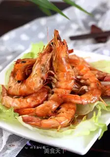 Make Black pepper sauce and shrimp step 9
