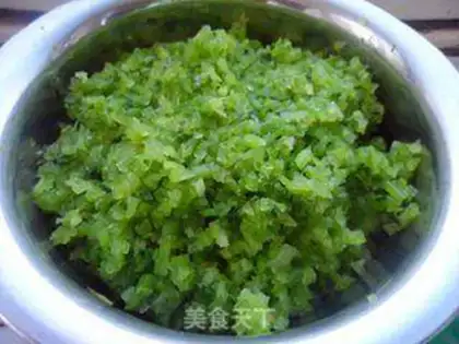 Make Pork celery dumplings step 1