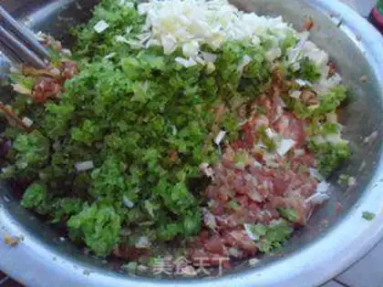 Make Pork celery dumplings step 6