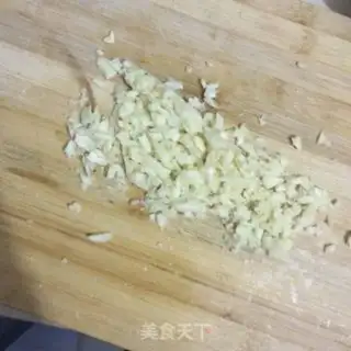 Make A garlic fan scallop step 2