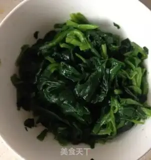 Make Spinach egg rolls step 3
