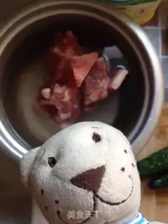 Make Innovative meat rice step 0