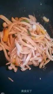 Make Clear the seafood mushrooms step 4