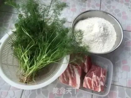 Make Porridge pork dumplings step 0