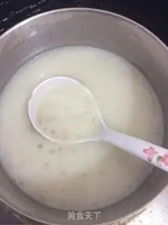 Make Coconut wheat congee step 2
