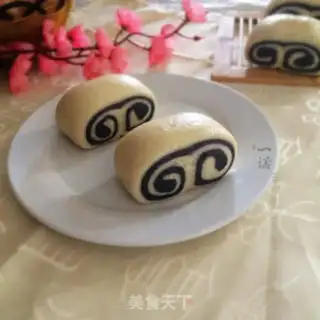 Make Double-coloured buns step 15