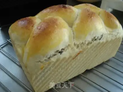 Make Pure red bean braid toast step 13