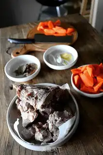Make Red lamb step 0