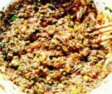 Make A lamb celery bag step 2