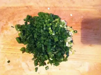Make Onion egg rolls step 3