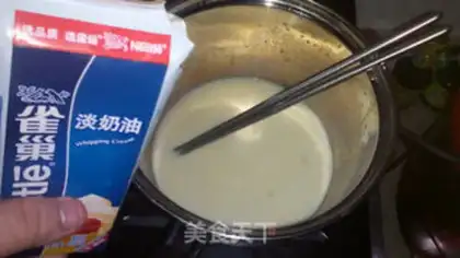 Make Potato cream and eggs step 3