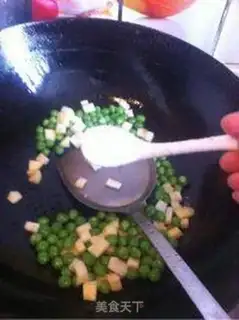 Make Peas and shrimp step 11