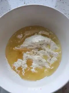Make Bean sesame pancakes step 2