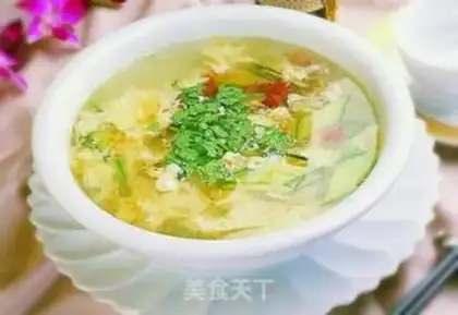 Make Fresh egg soup step 6