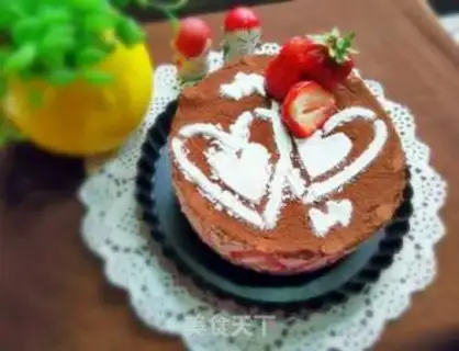 Make Strawberry Mustilamisu step 14