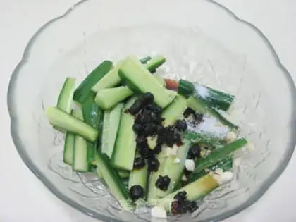 Make Bean cucumber step 5