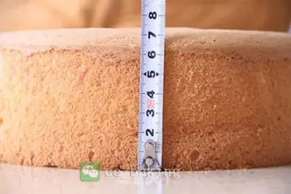Make Almond sponge cake step 2