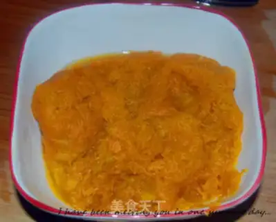 Make Low fat, low sugar pumpkin toast step 1