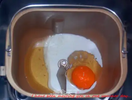 Make Low fat, low sugar pumpkin toast step 2