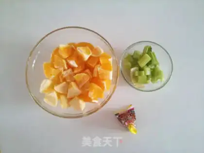 Make Celery orange cream step 0