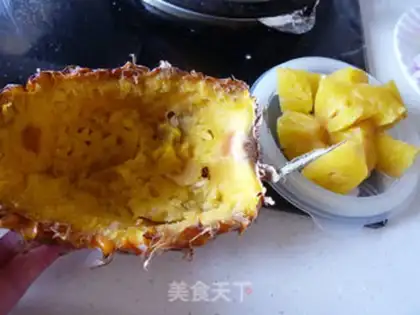 Make Pineapple shrimp grunt tofu step 2