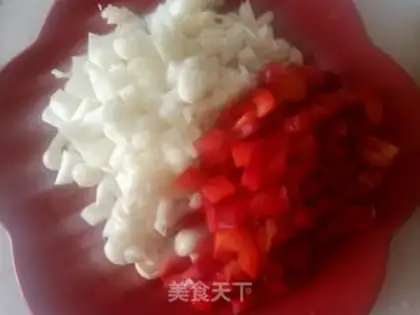 Make Seafood mushroom tofu step 2