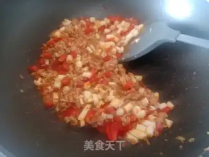 Make Seafood mushroom tofu step 8